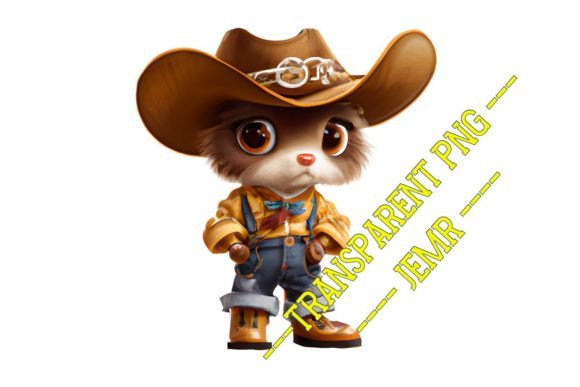 ANIMAL COWBOY PNG # 162: Where Wild West Meets Whimsy