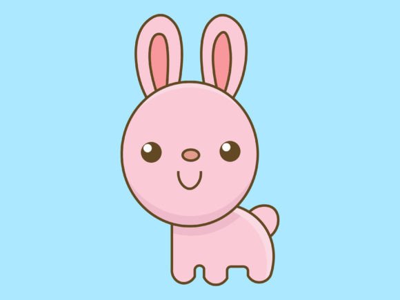 Charm Your Audience: The Kawaii Animal Rabbit Icon