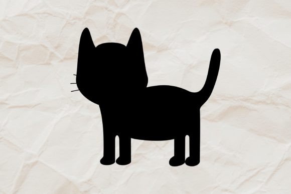 Explore the Versatility of Cat Animal Vector Silhouette, Vector SVG